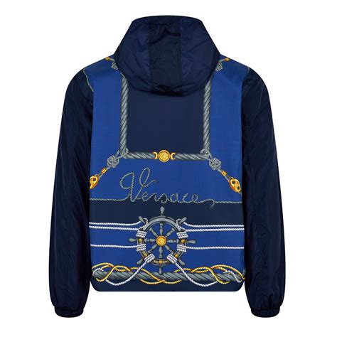 versace nautical windbreaker men.